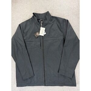 NWT Cadillac Stitched Logo Dealers Soft Shell Jacket (Men's 2XL) Black